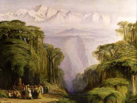 
Kinchinjunga From Darjeeling, 1879, Edward Lear - Kangchenjunga: Imaging A Himalayan Mountain book
